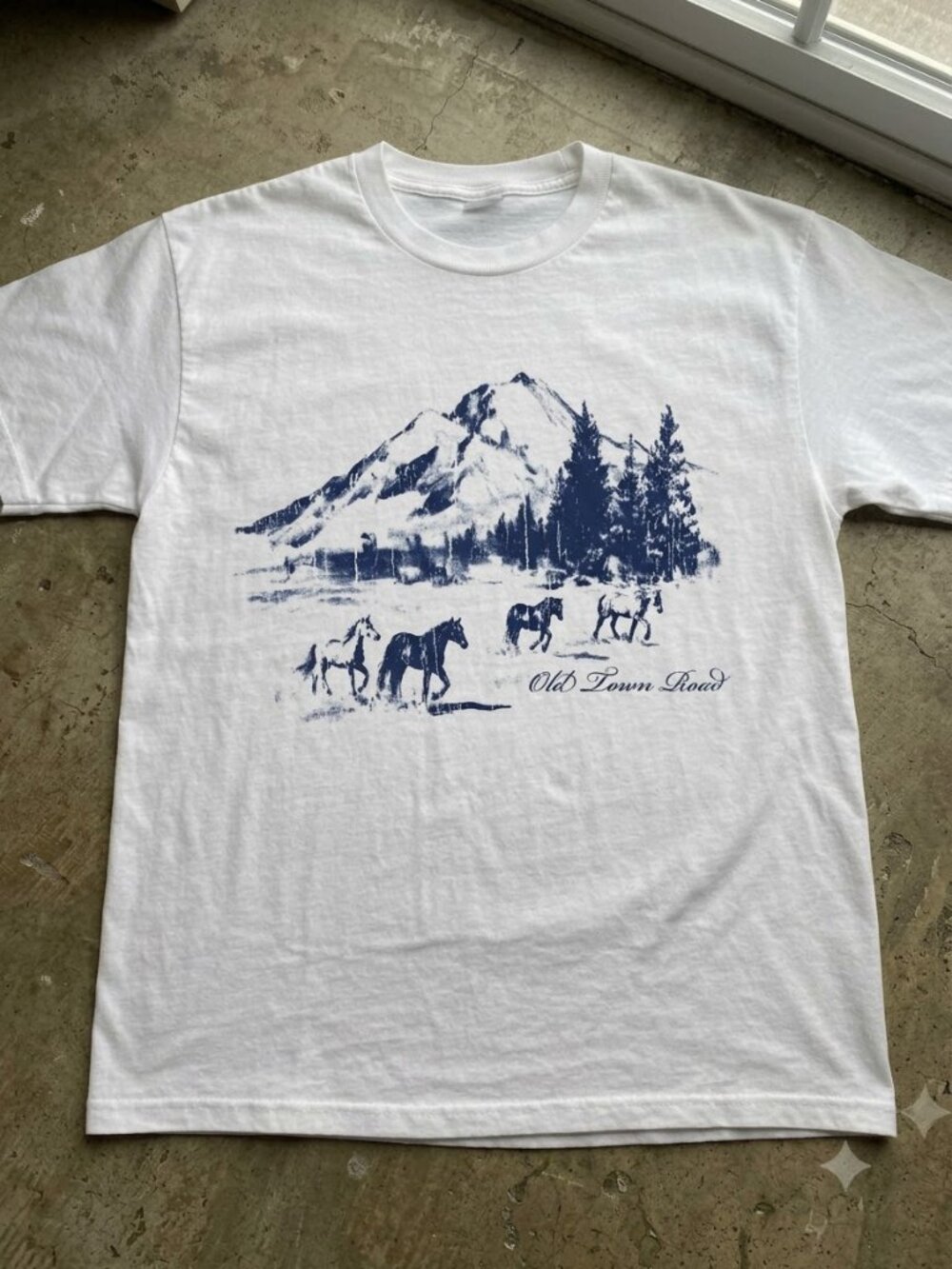 Mountain & Horses Graphic Tee